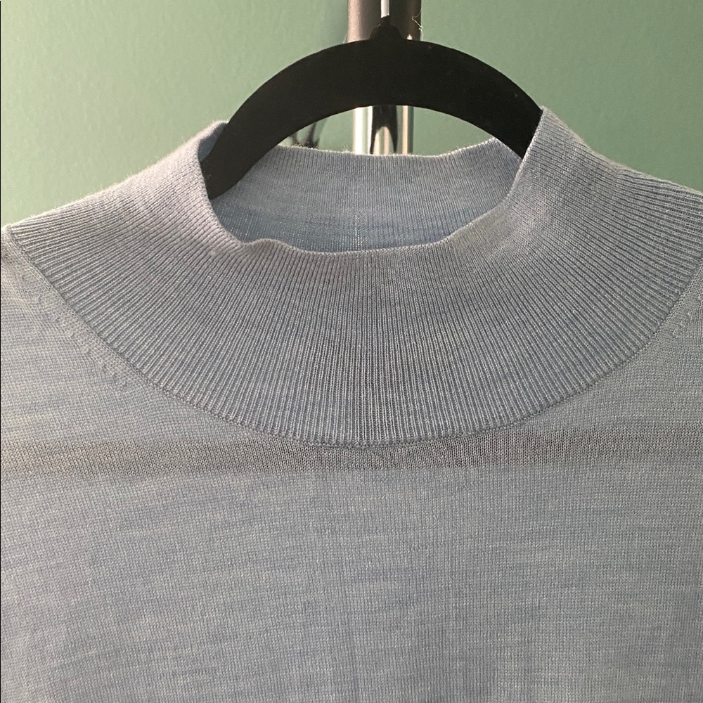 Banana Republic MERINO WOOL MOCK-NECK SWEATER SIZE LARGE - Picture 5 of 6